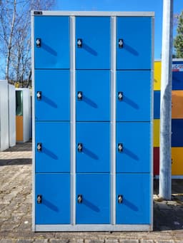 Schließfach-Schrank,12 Fächer,G643-0-R5012-L1 1