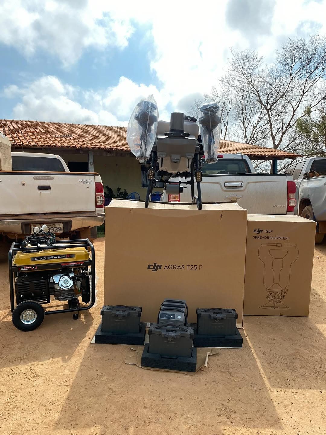 DJI Agras T25P Agricultural Sprayer Drone