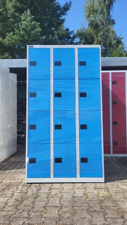 Schließfach-Schrank12 Fächer,G643-0-R5012-V1L inkl. Schließsystem 1