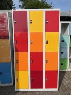 Schließfach-Schrank12 Fächer,G643-0-D0001-L1 Schließsystem mgl. 1
