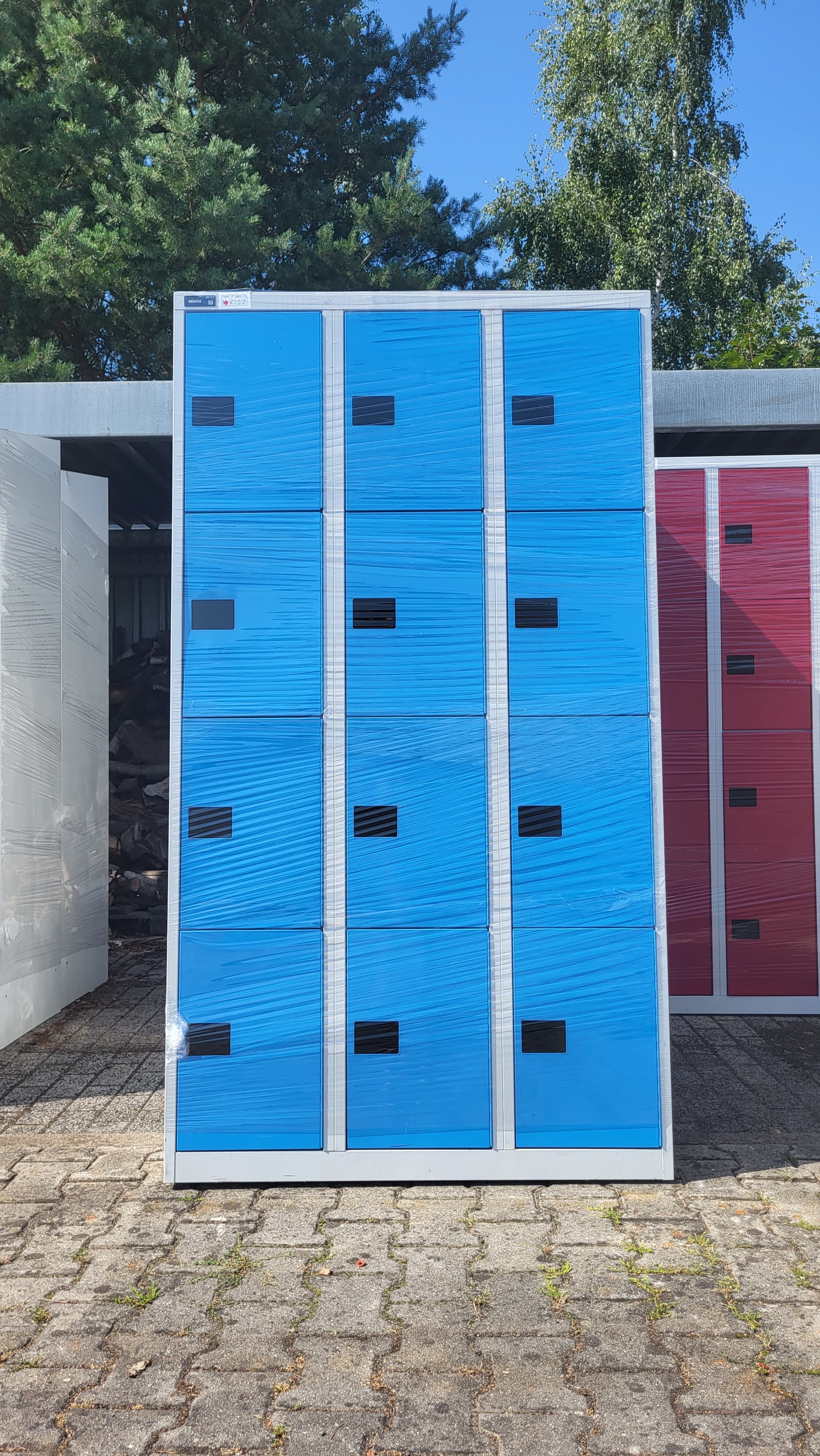 Schließfach-Schrank12 Fächer,G643-0-R5012-V1L inkl. Schließsystem